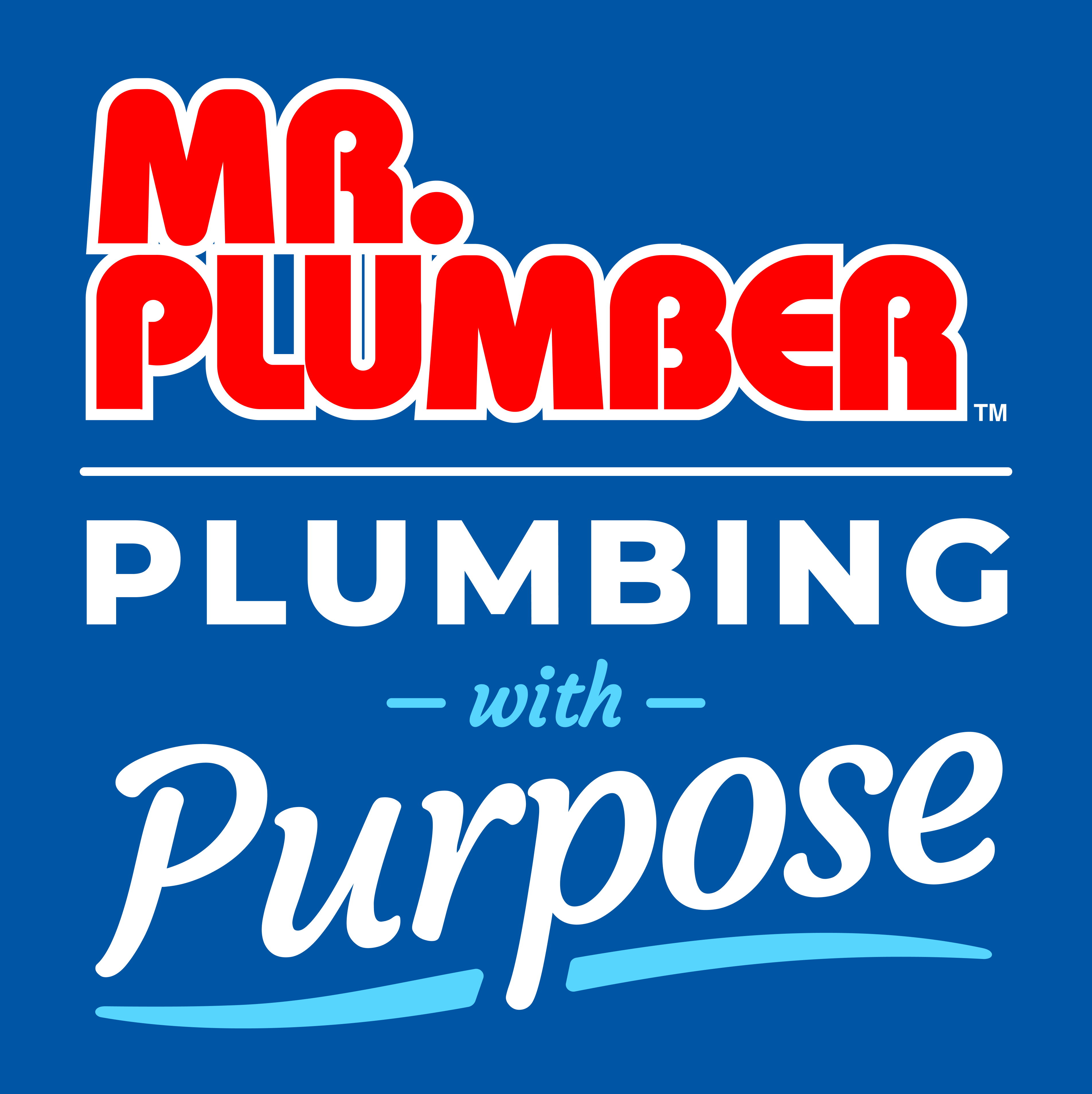 Plumbing with Purpose Logo Reverse